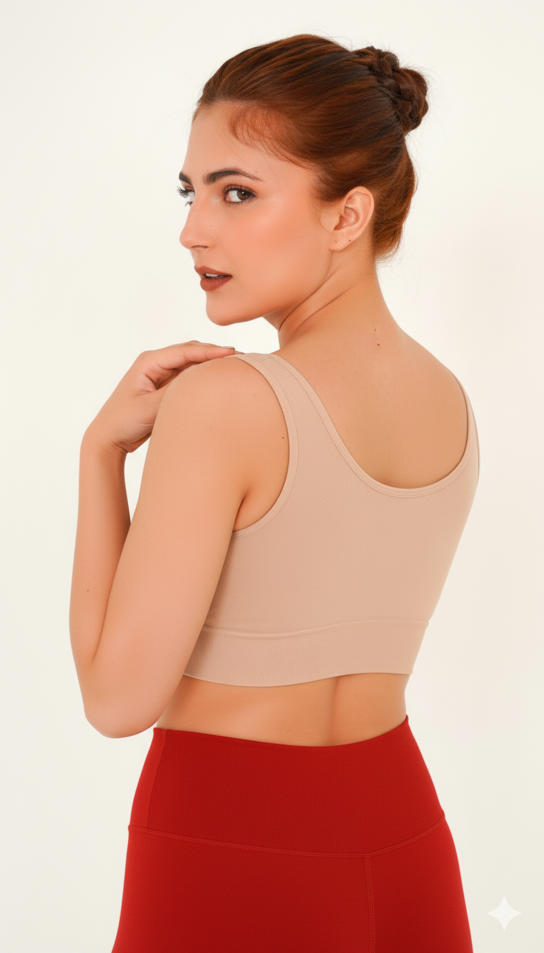 Double-Layered Seamless Comfort Bra (Pack of 3)