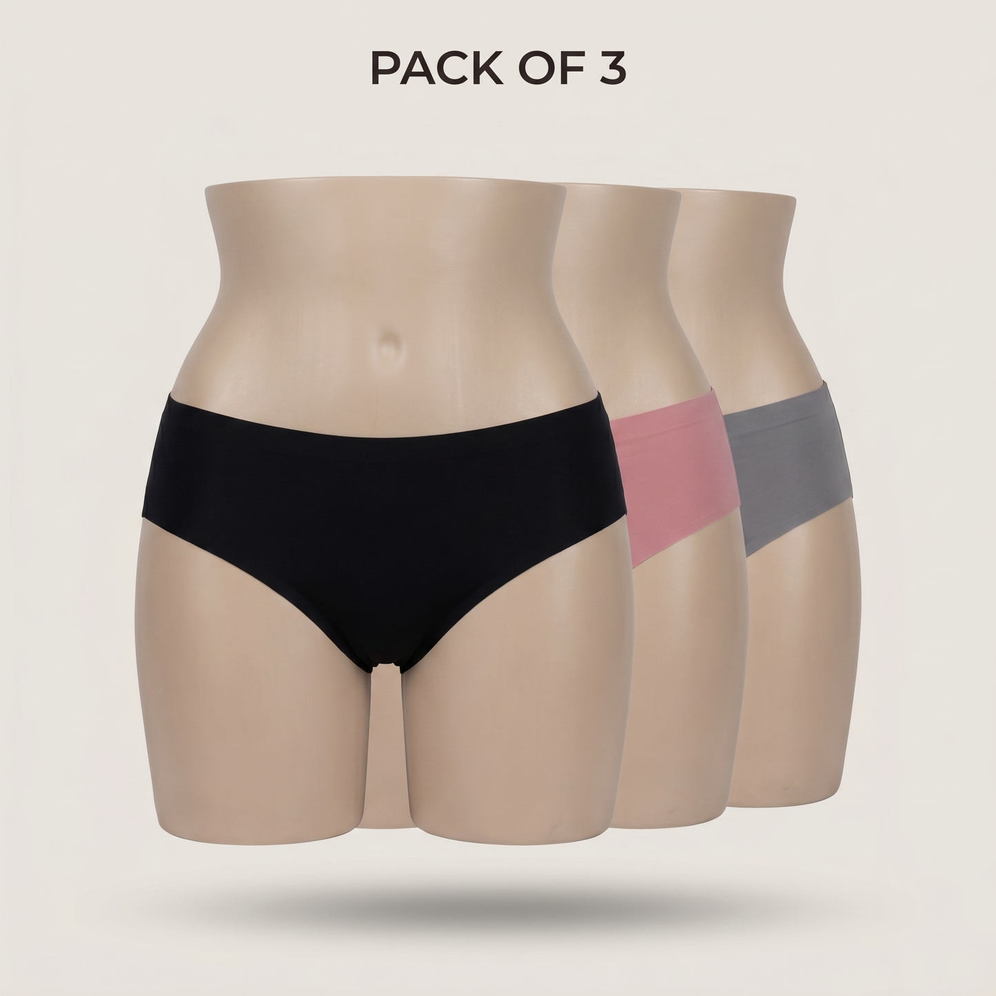Seamless Underwear Pack of 3