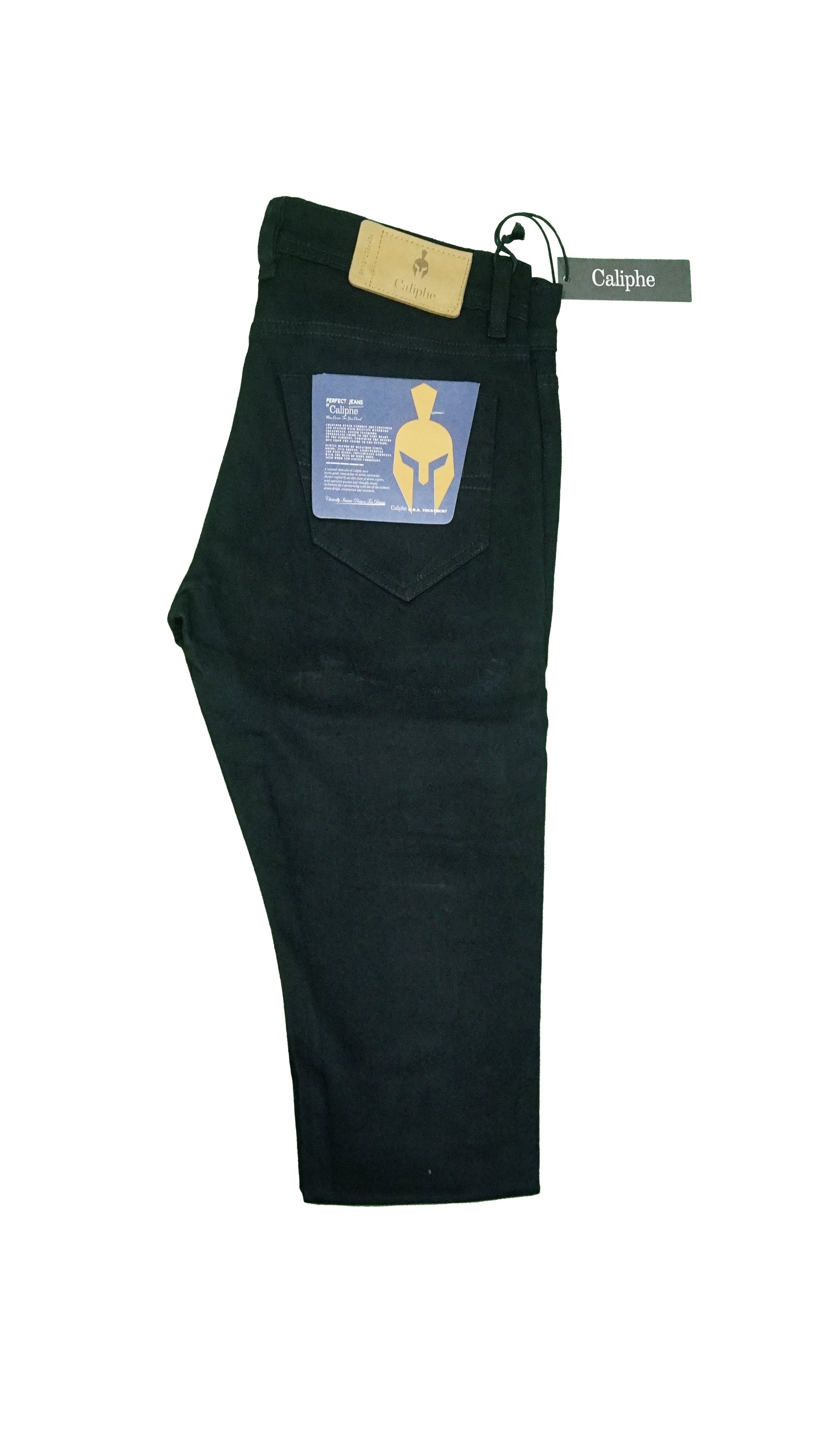 Caliphe Jet Black Jeans Skinny for Men