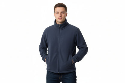 Uneek Classic Full Zip Micro Fleece Jacket - Gray