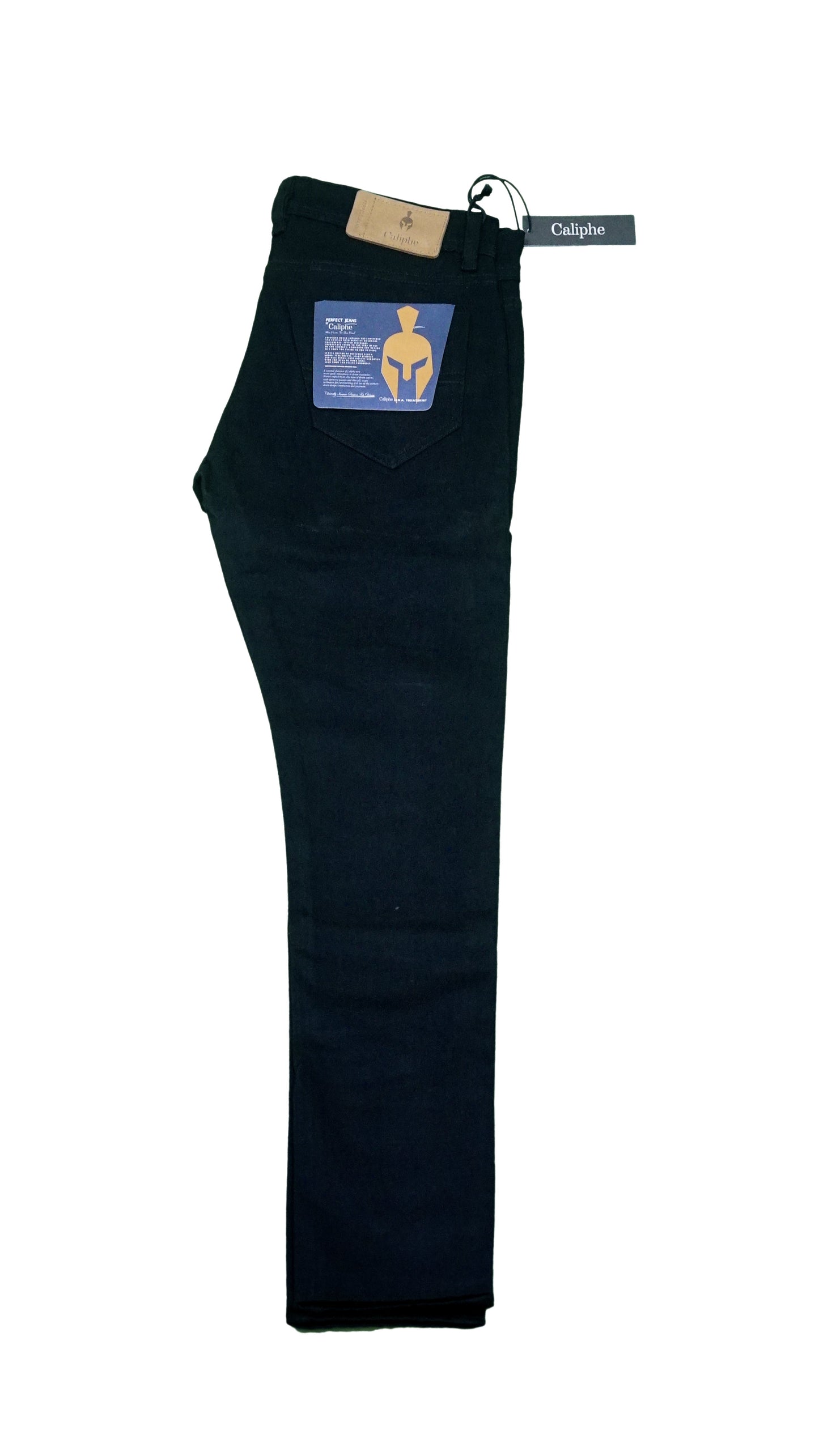 Caliphe Jet Black Jeans Skinny for Men