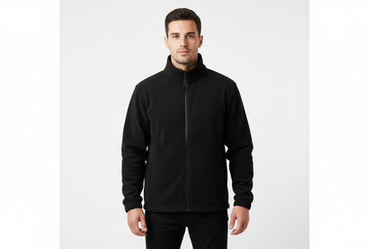 Uneek Classic Full Zip Micro Fleece Jacket - Black