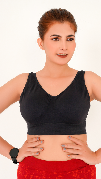 Double-Layered Seamless Comfort Bra (Pack of 3)