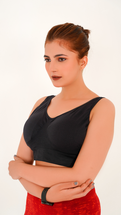 Double-Layered Seamless Comfort Bra (Pack of 3)