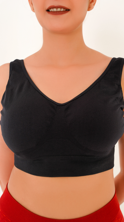 Double-Layered Seamless Comfort Bra (Pack of 3)