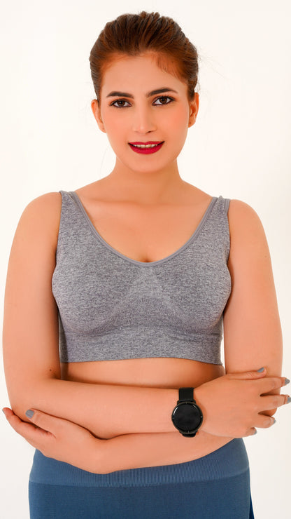 Double-Layered Seamless Comfort Bra (Pack of 3)
