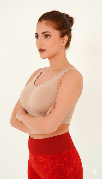 Double-Layered Seamless Comfort Bra (Pack of 3)