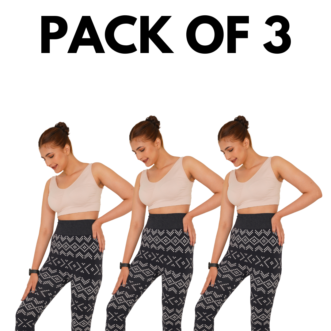 Ultimate Seamless Comfort Bra (Pack of 3)