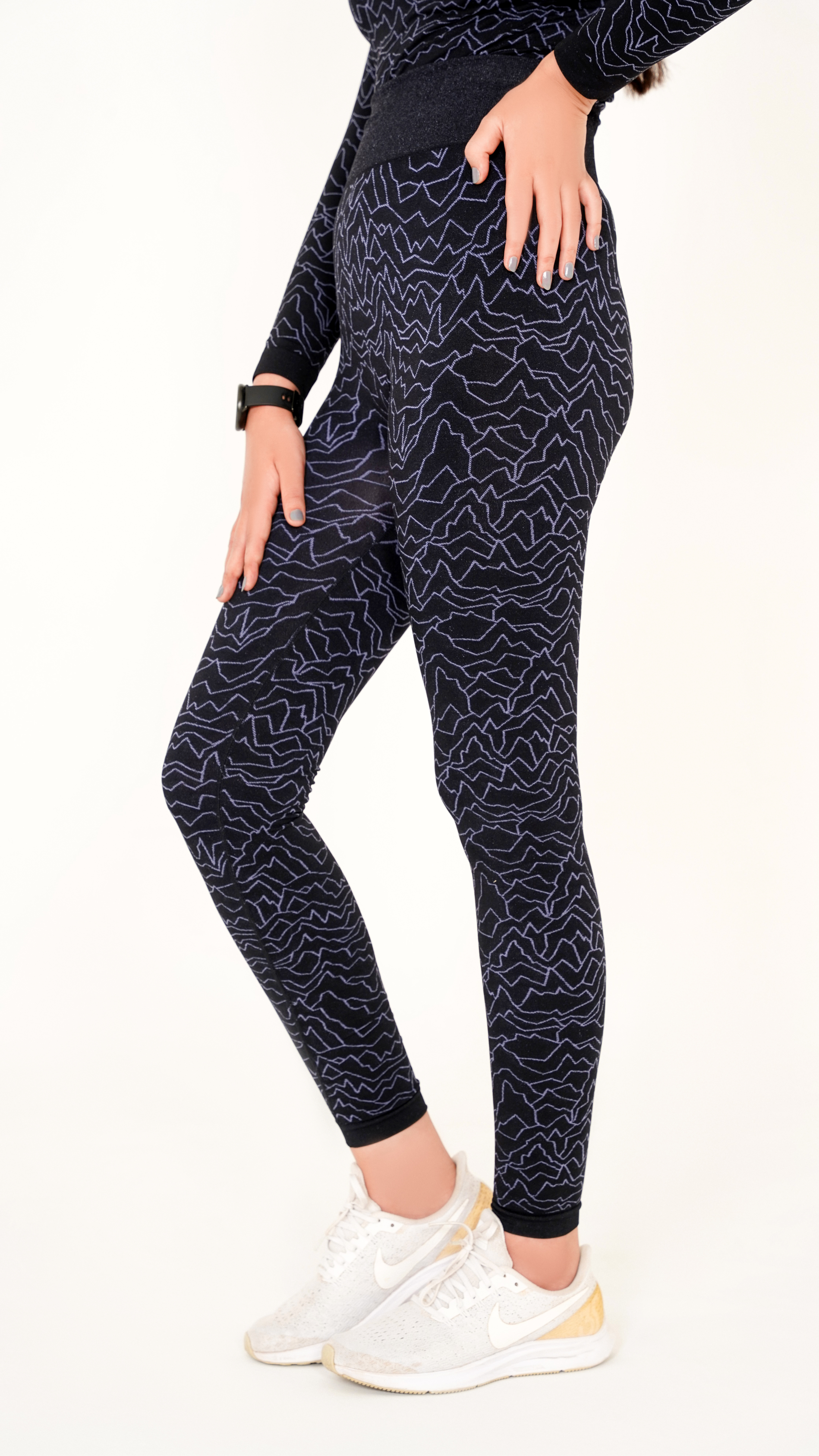 Seamless Synthetic Fiber Comfort Leggings
