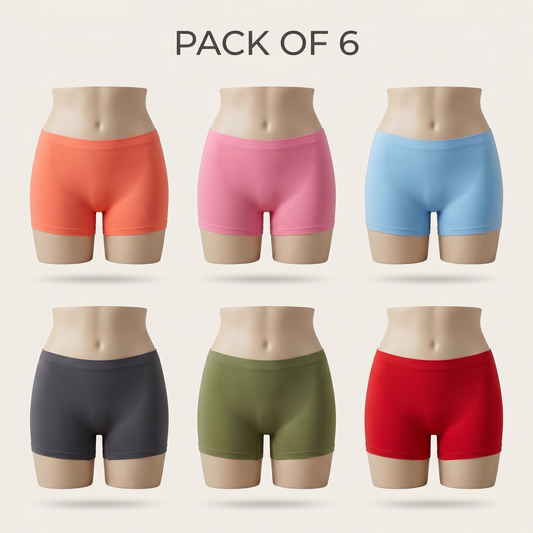 Pack of 6 Soft Seamless Boy Short